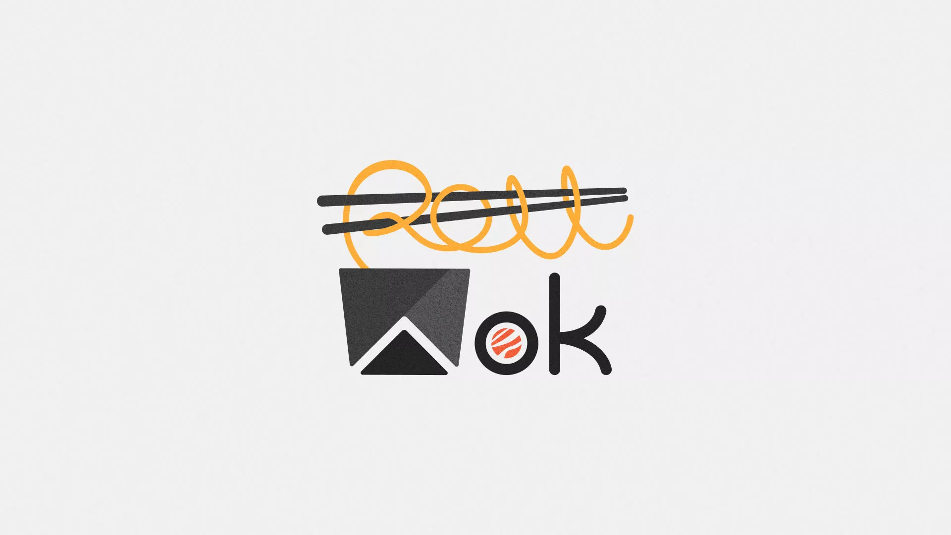 Разработка логотипа в Дмитрове для суши-бара «Roll Wok Club» Разработка логотипа в Дмитрове для суши-бара «Roll Wok Club»